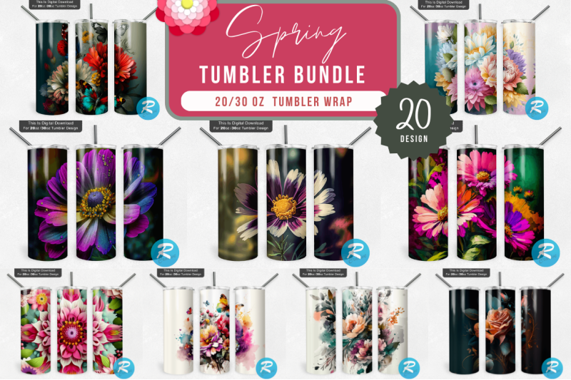 spring-and-flower-png-tumbler-bundle