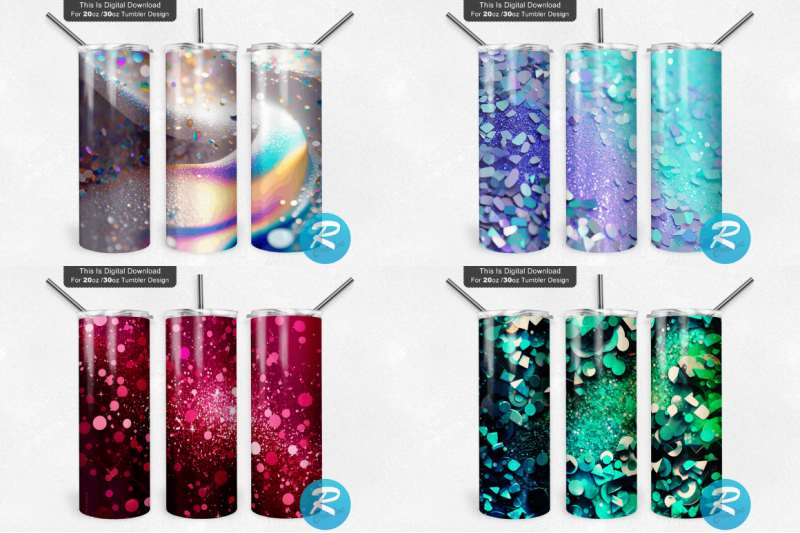 glitter-holographic-png-tumbler-bundle