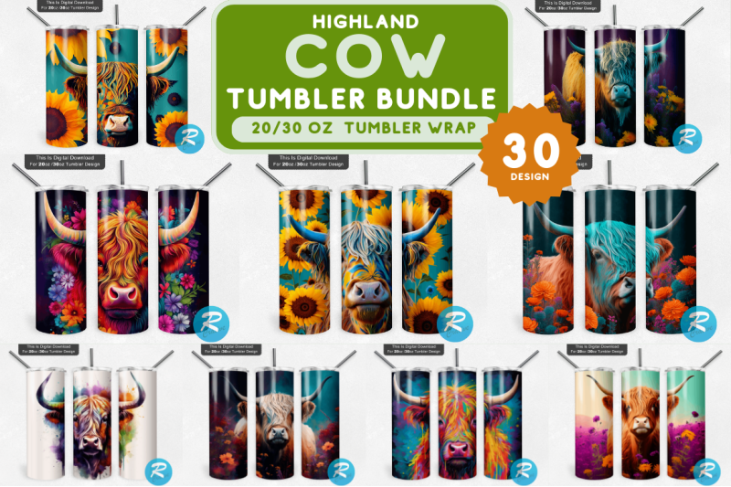 highland-cow-png-tumbler-bundle