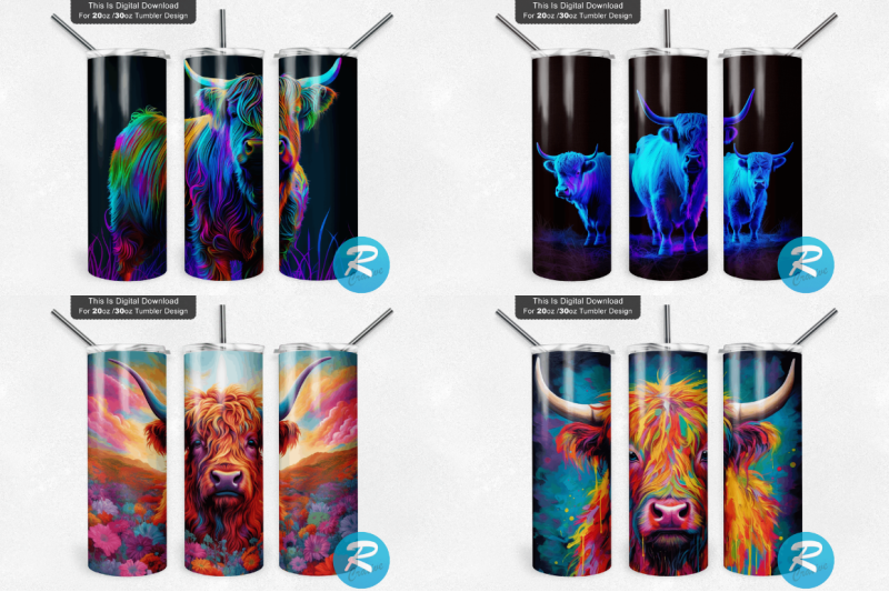 highland-cow-png-tumbler-bundle