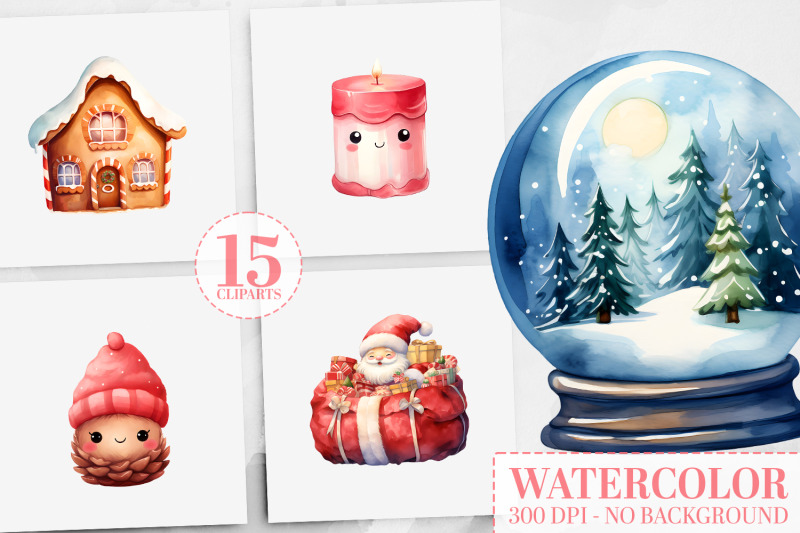 282-mega-christmas-watercolor-cute-cliparts-holiday-pngs