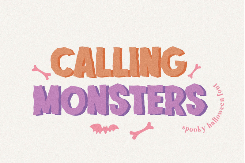 calling-monsters-spooky-halloween-font