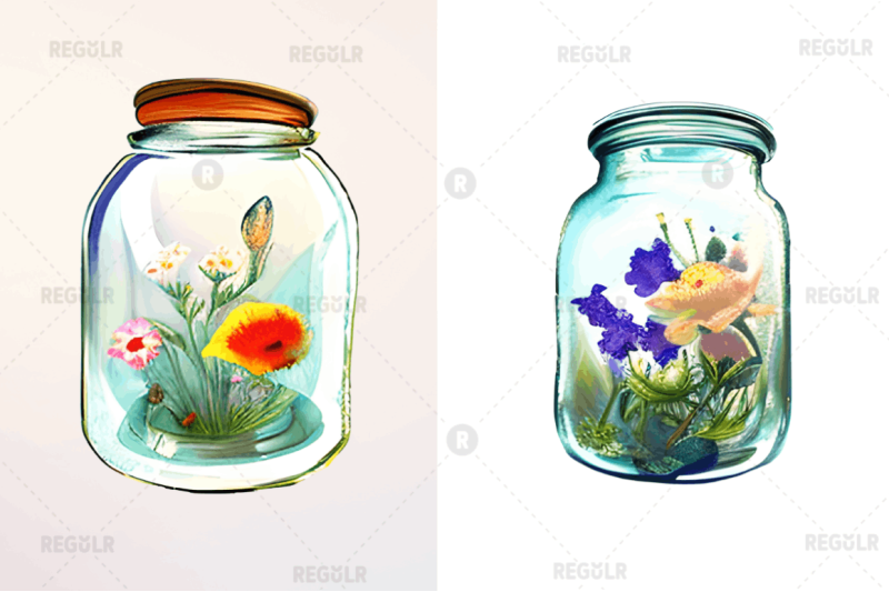 watercolor-floral-jar-clipart-bundle