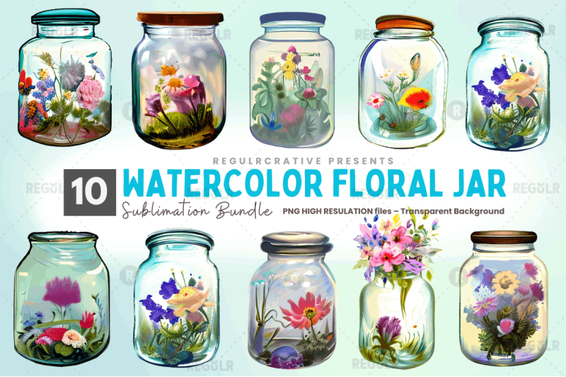 watercolor-floral-jar-clipart-bundle