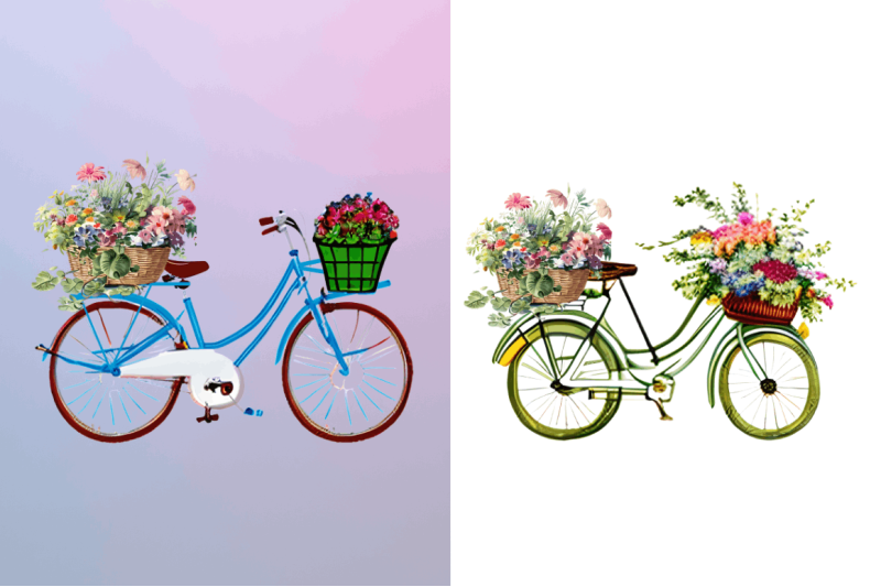 watercolor-floral-bicycle-clipart-bundle