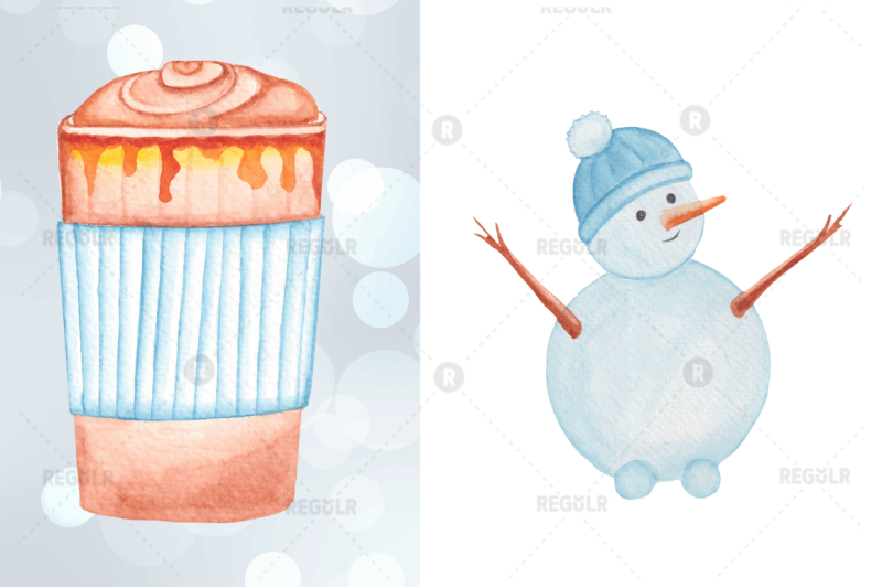 watercolor-winter-gnome-clipart-bundle