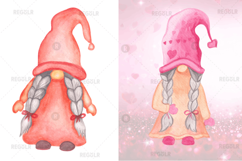 watercolor-valentine-gnome-clipart-bundle