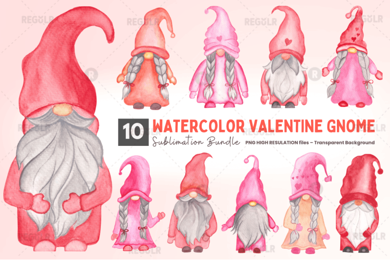 watercolor-valentine-gnome-clipart-bundle