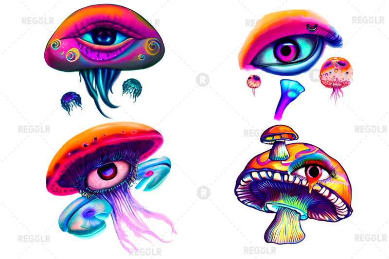 watercolor-mushroom-eye-clipart-bundle