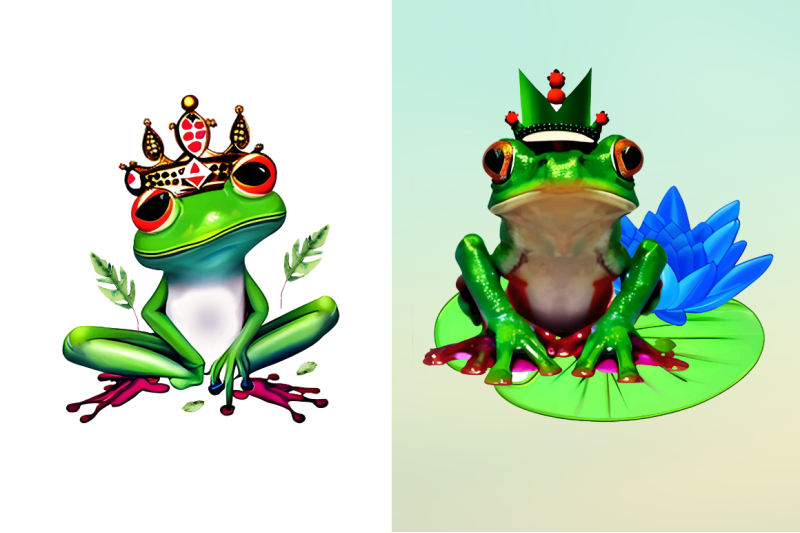 watercolor-the-prince-frog-clipart-bundle