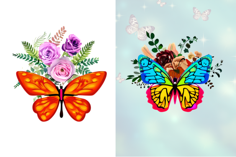 watercolor-groovy-butterflies-floral-sublimation-bundle