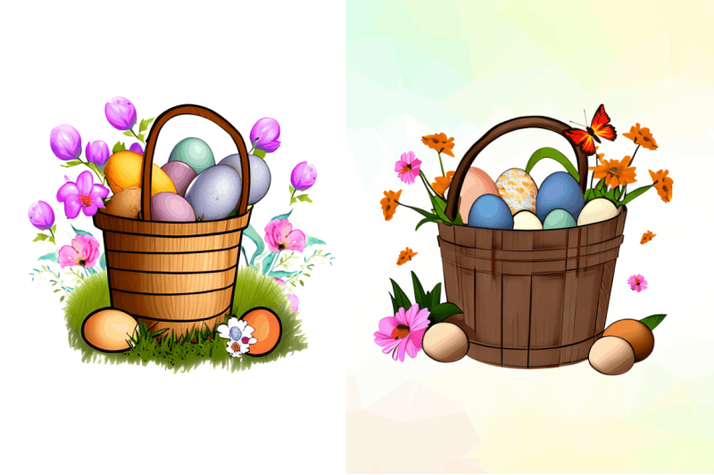 watercolor-floral-easter-bucket-clipart-bundle