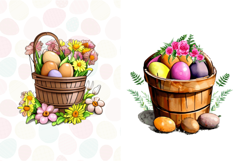 watercolor-floral-easter-bucket-clipart-bundle