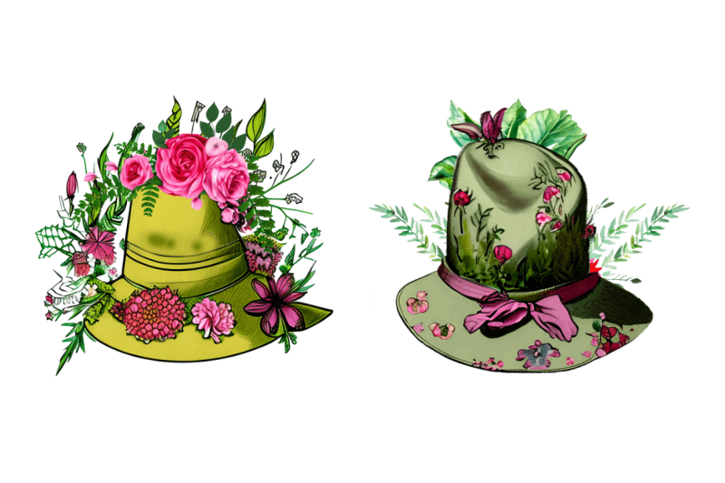 watercolor-floral-hat-garden-clipart-bundle