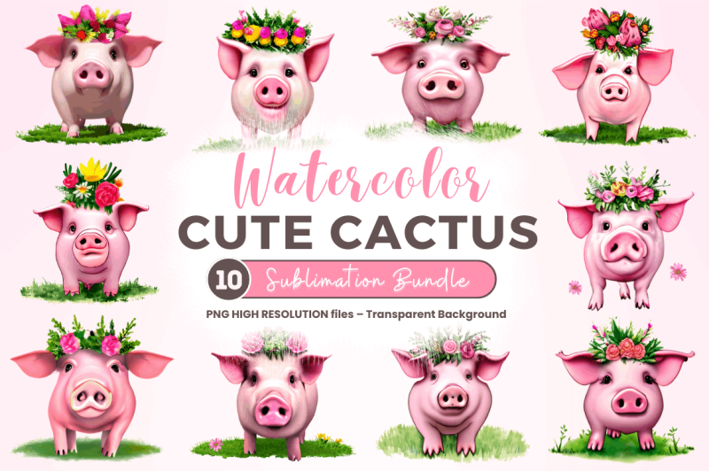 watercolor-cute-cactus-clipart-bundle