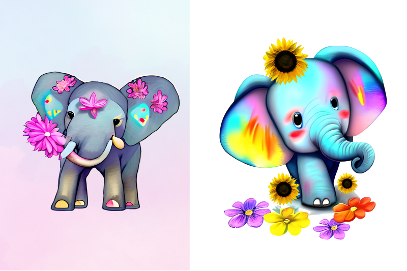 flower-baby-elephant-sublimation-clipart