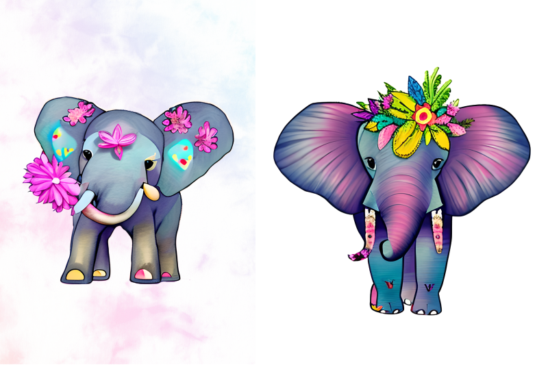 flower-baby-elephant-sublimation-clipart