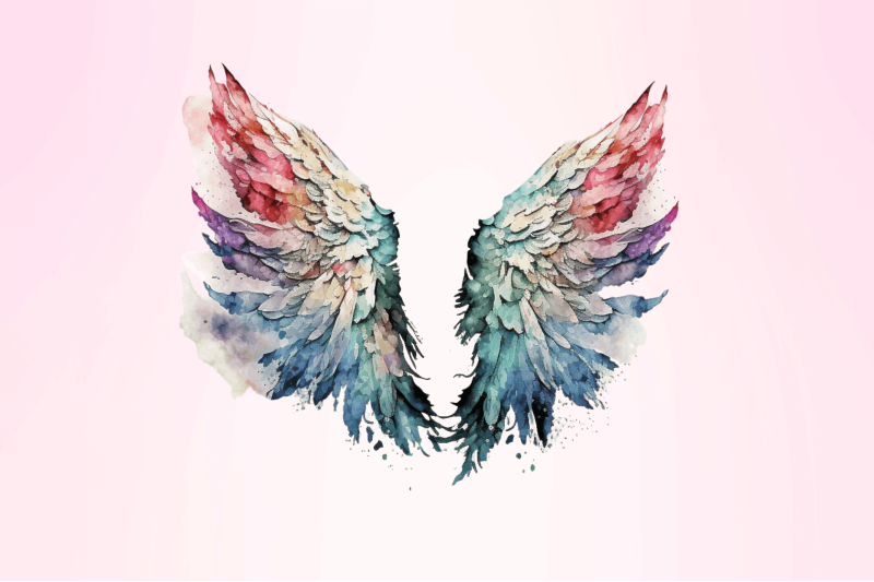 watercolor-angel-039-s-wings-sublimation-clipart-bundle