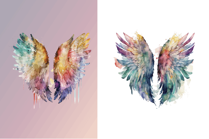 watercolor-angel-039-s-wings-sublimation-clipart-bundle