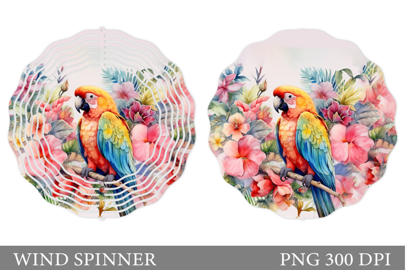 parrot-wind-spinner-design-parrot-watercolor-wind-spinner