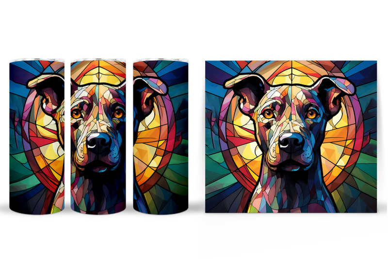 dog-tumbler-wrap-design-stained-glass-dog-tumbler-wrap