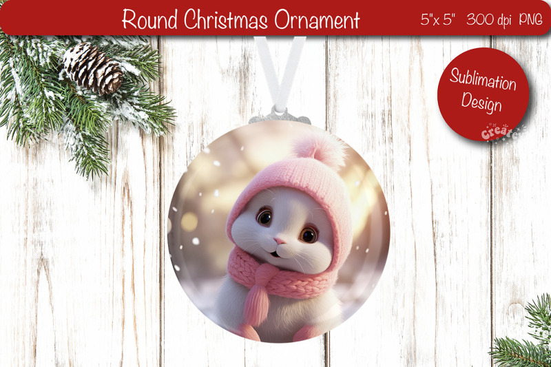 christmas-ornament-round-sublimation-christmas-baby-animal-png