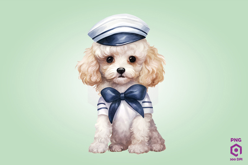 sailor-poodle-dog-clipart