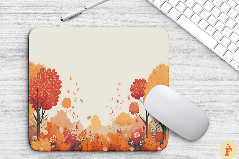 autumn-forest-mouse-pad-design