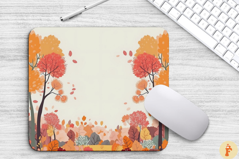 autumn-forest-mouse-pad-design