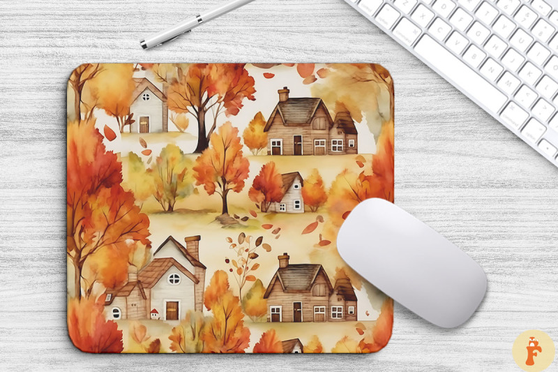 watercolor-cozy-autumn-scene-mouse-pad