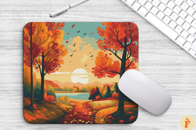 peaceful-autumn-landscape-mouse-pad