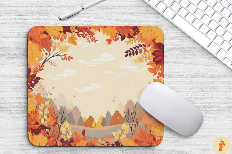 autumn-foliage-mouse-pad-design