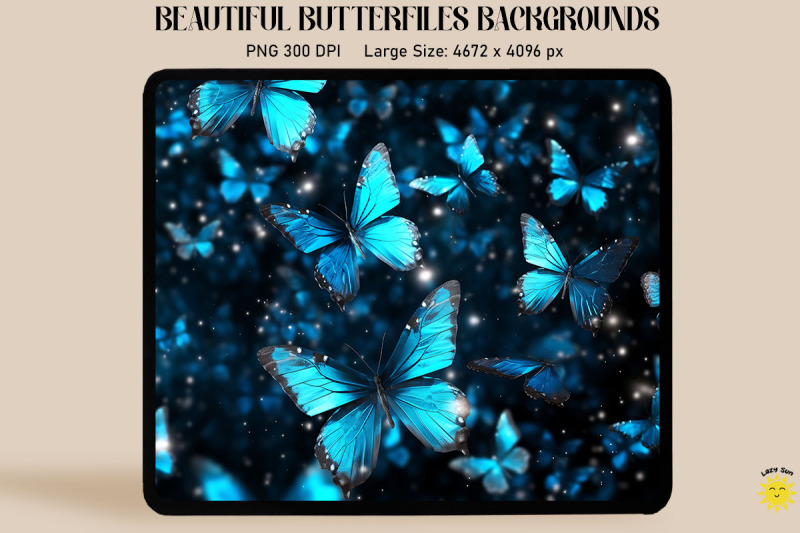 sparkly-blue-butterflies-backgrounds