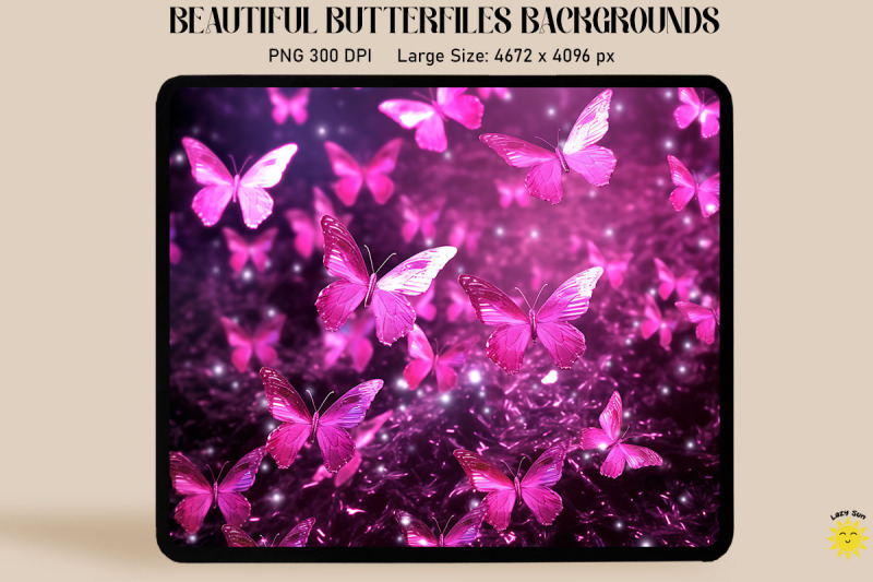 sparkly-pink-butterflies-backgrounds