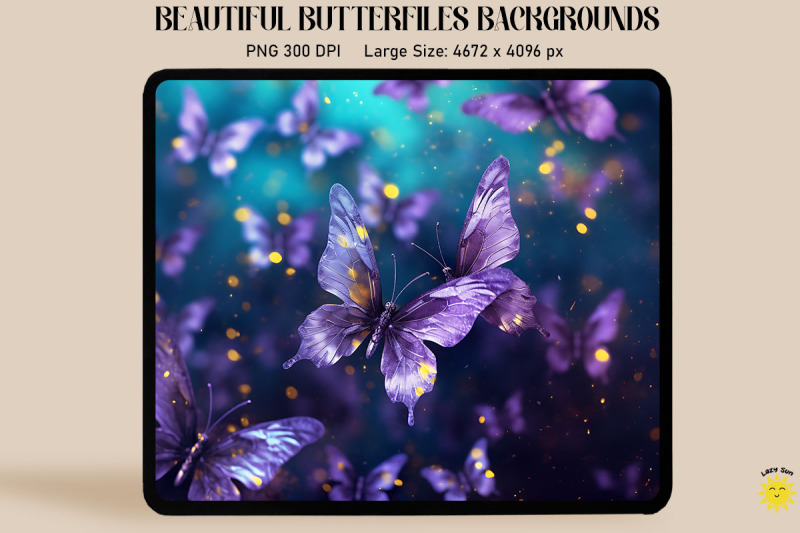 butterflies-violet-silver-backgrounds