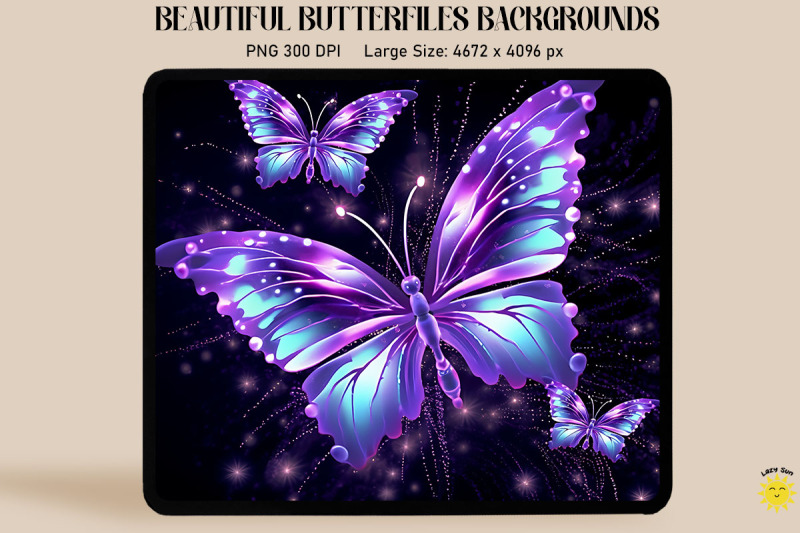 purple-butterflies-with-glittering-wings