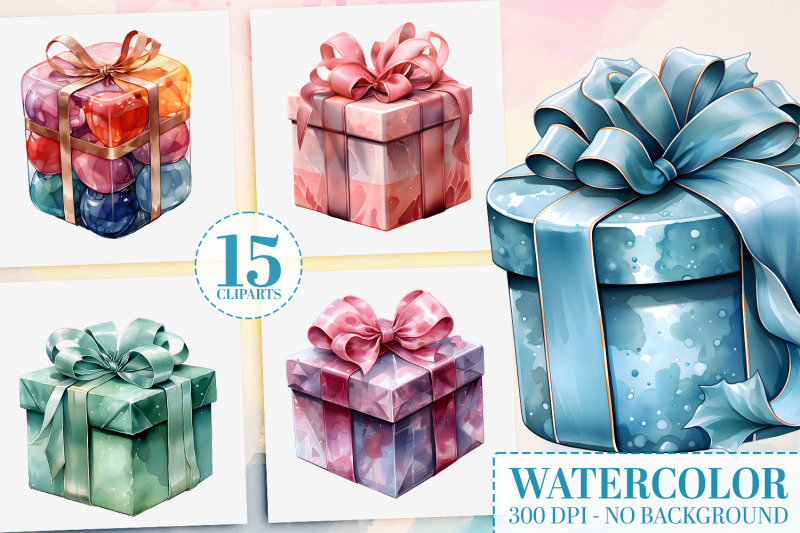 15-gift-box-watercolor-clipart-festive-present-png-designs