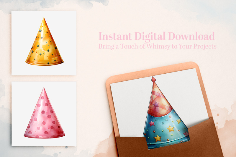 15-watercolor-party-hats-clipart-png-birthday