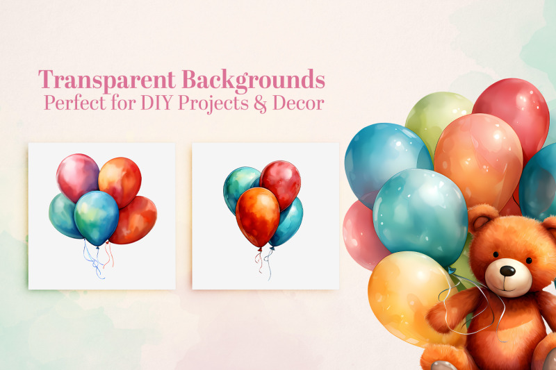 15-birthday-balloons-watercolor-clipart-pngs