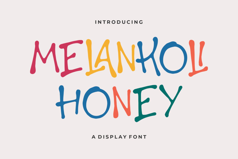 melankoli-honey-typeface