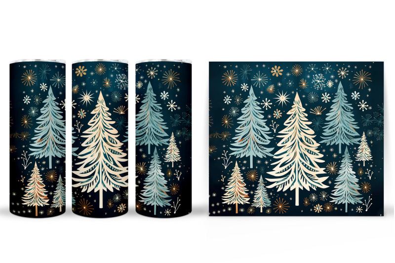 christmas-tree-tumbler-design-winter-tumbler-sublimation