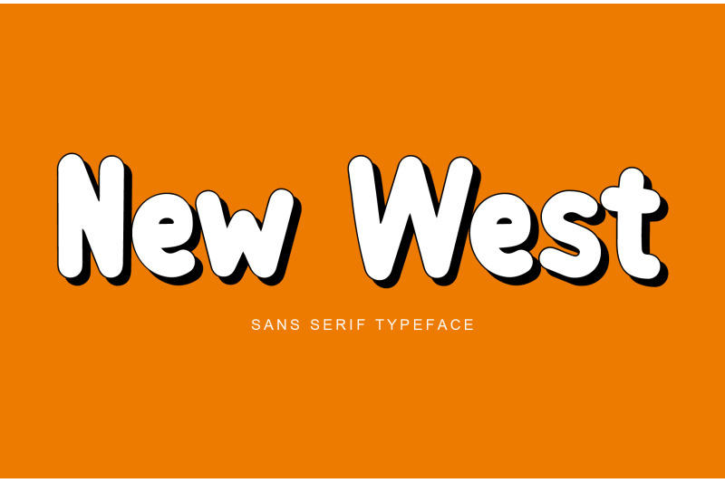 new-west-display-font