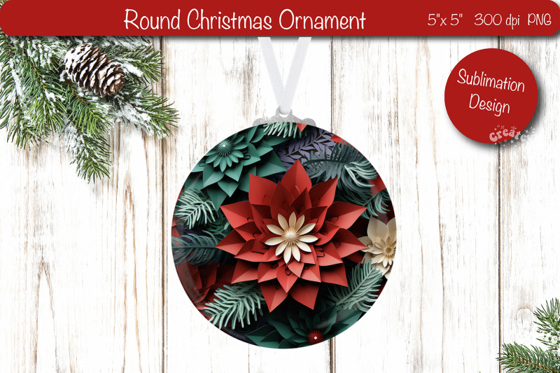 3d-christmas-ornaments-round-sublimation-3d-christmas-flower-png