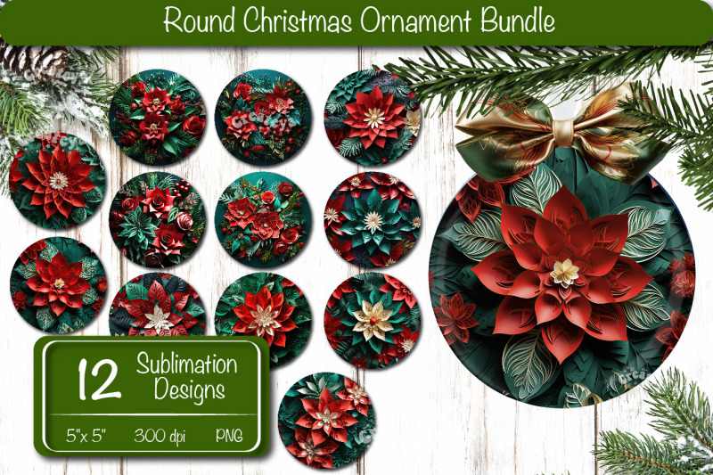 3d-christmas-ornament-bundle-3d-sublimation-bundle-3d-flower