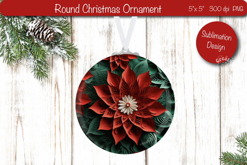 3d-christmas-ornaments-round-sublimation-3d-christmas-flower-png