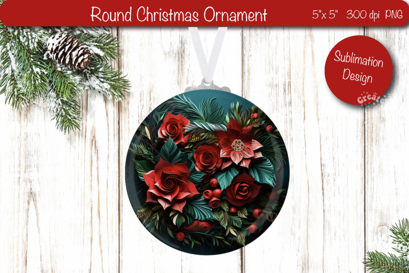 3d-christmas-ornaments-round-sublimation-3d-christmas-flower-png