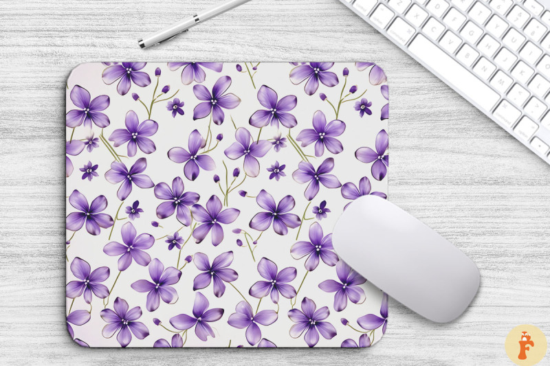 mini-purple-flowers-pattern-mouse-pad