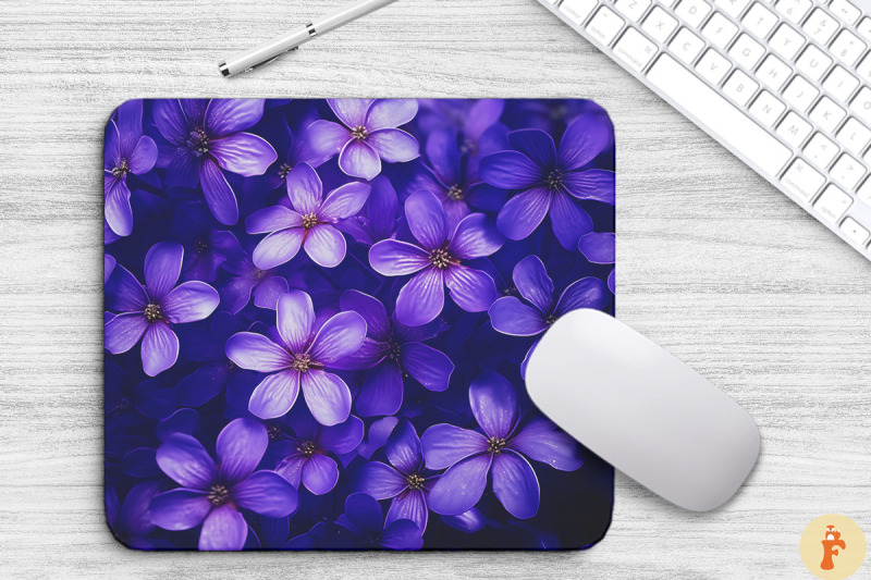 purple-violet-flowers-mouse-pad-design