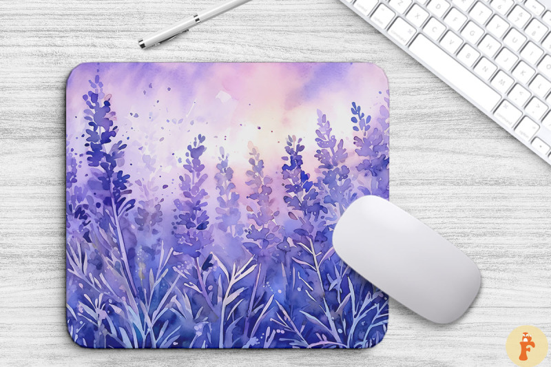 watercolor-lavender-mouse-pad-design