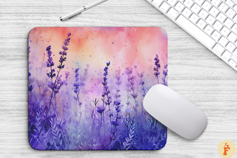 watercolor-lavender-mouse-pad-design